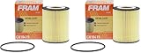 Fram Extra Guard CH10415, 10K Mile Change Interval Cartridge Oil Filter (Pack of 2)