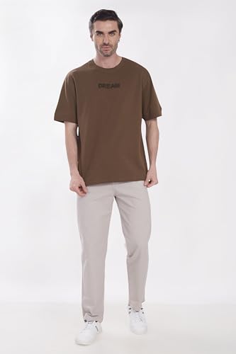 Image of DIVISIVE Men's Relaxed Fit Cotton Linen Blend Trousers