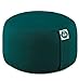 Present Mind Coussin de Méditation Rond - Coussin Yoga Haut - Coussin Méditation 100% Naturel - Zafu - Fabriqué dans l’UE - Housse Lavable - Couleur : Vert Émeraude - Hauteur : 20 cm