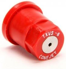 TeeJet TX-VS6 ConeJet Hollow Cone Spray Nozzle - VisiFlo - Red (Pack of 12)