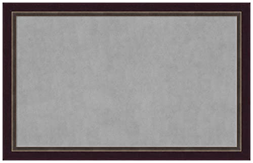 Amanti Art Bronze Framed Magnetic Board 28x44 Large Vision Board for use with Magnets, 100% Metal Sheet to Display Items as Office Decor or for Home Organization in mudroom, Kitchen or Kids Room