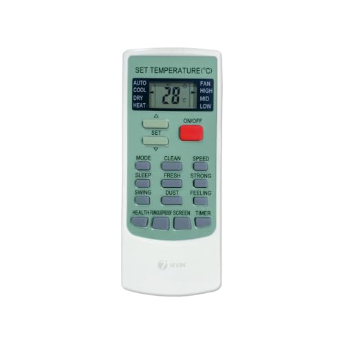 Image of 7SEVEN Compatible Air Conditioner remotes for Original Voltas AC Remote Control Suitable for 1 1.5 2 ton Split or Window ac - Match Exactly with Old Model 45 Remote for Better Performance