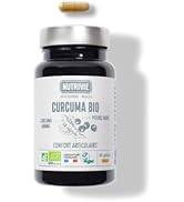 Curcuma BIO - 60 gélules - VEGAN, BIO - NUTRIVIE - Fabriqué en France