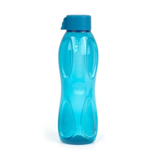 SIGNORA WARE Signoraware Sportfreund to Go Eco EcoEasy - Botella ecológica (1000 ml, cierre de rosca, apto para ácido carbónico, 1 L, XL, azul)