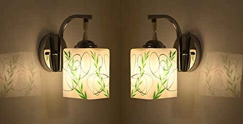 Mahganya Industries Designer Home Decorative Modern Glass Wall lamp for Living Room, Bedside, Bedroom, Decorative Light for Indoor Application Without Bulb Pack2 (B0BY9H78S5) Amazon Price History, Amazon Price Tracker