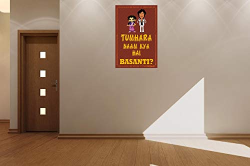 Buy Yellow Alley Funny/Bollywood Quotation Poster|Tumhara NAM