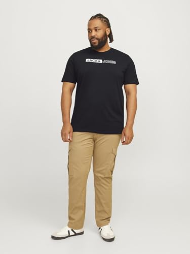 Jack & Jones Herren Jjecorp Logo Tee Play O-n Noos Pls T-Shirt, Black/Print:Play 5,5XL – Ansicht 4