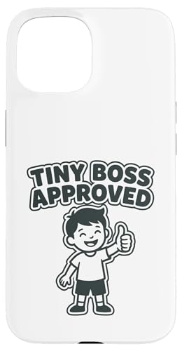 Tiny Boss ���F �ʔ��� �c�� �q�� �e ���[���A�O���t�B�b�N �X�}�z�P�[�X iPhone 15 �p
