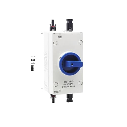 Interruptor rotatorio solar PV CC 1000V 32A tetrapolar para fotovoltaica 3