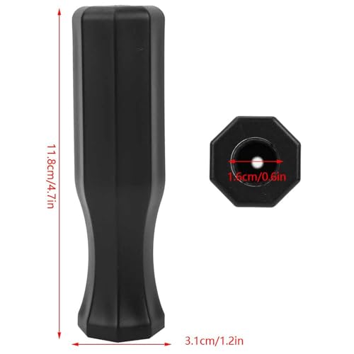 Poignée de baby-foot plastique design octogonal de remplacement durable