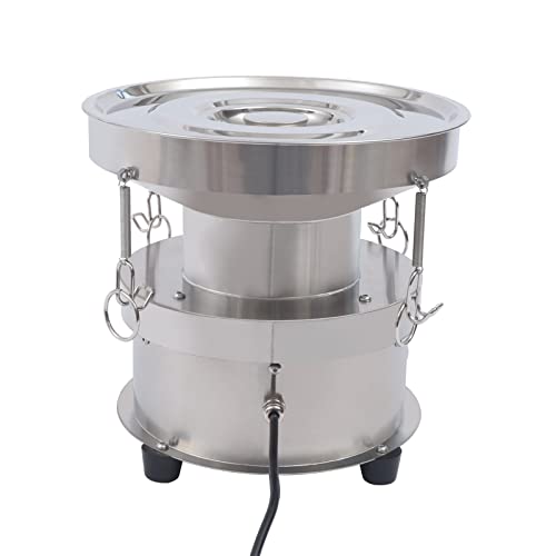 Automatic Electric Vibrating sieving Machine + mesh Flour Sifter Food Industry sieving Machine for sieving granular Powder 40 mesh 60 mesh Flour Powder Sifter