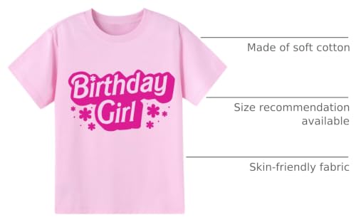 Image of Birthday Shirt Girl Doll Themed Birthday Party Outfit Clothes Toddler Birthday Girl Shirt 6