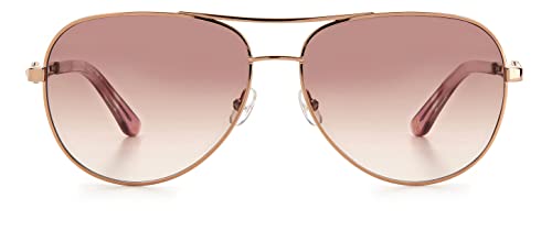 Juicy Couture Women's Female Sunglasses Style JU 616/G/S Aviator, Red Gold/Brown Gradient, 58mm, 14mm3