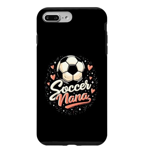 Proud Soccer Nana Funny Grandma Lover Heart Player �t�@�� �X�}�z�P�[�X iPhone 7 Plus/8 Plus �p