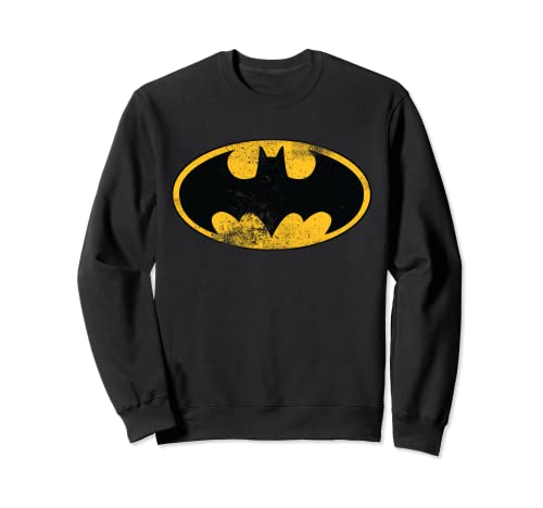 US DC Batman + Logo clásico envejecido 01C Sudadera