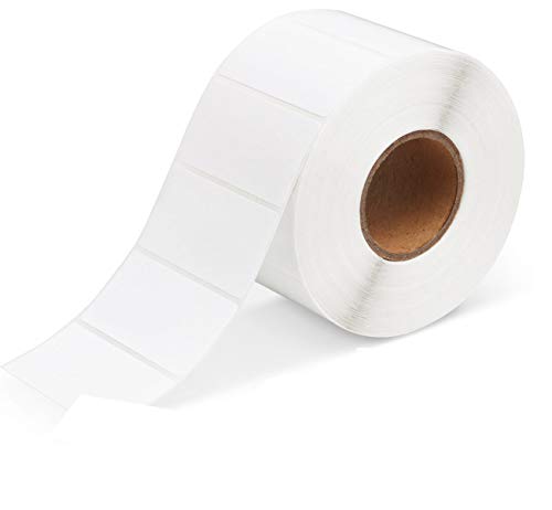 Rollo de 1000 piezas Etiquetas Adhesivas Pegatinas 4x7cm- Etiquetas Multiuso de Nombre para Direcciones Congelador Carpeta - Etiqueta Rectangular Blanca de Identificación Cover