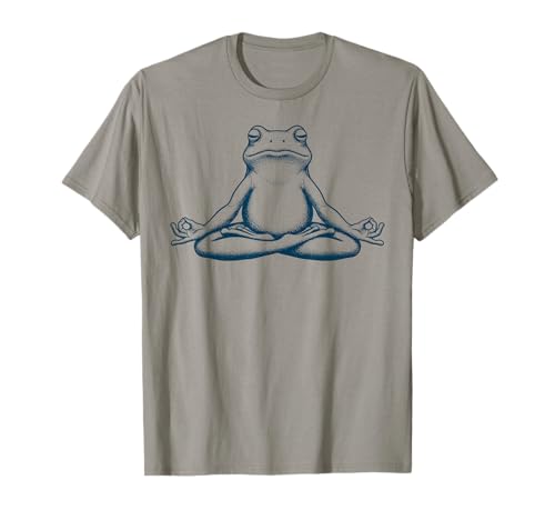 Vintage Funny Frog Yoga Meditation Meme Yoga Lovers T-Shirt