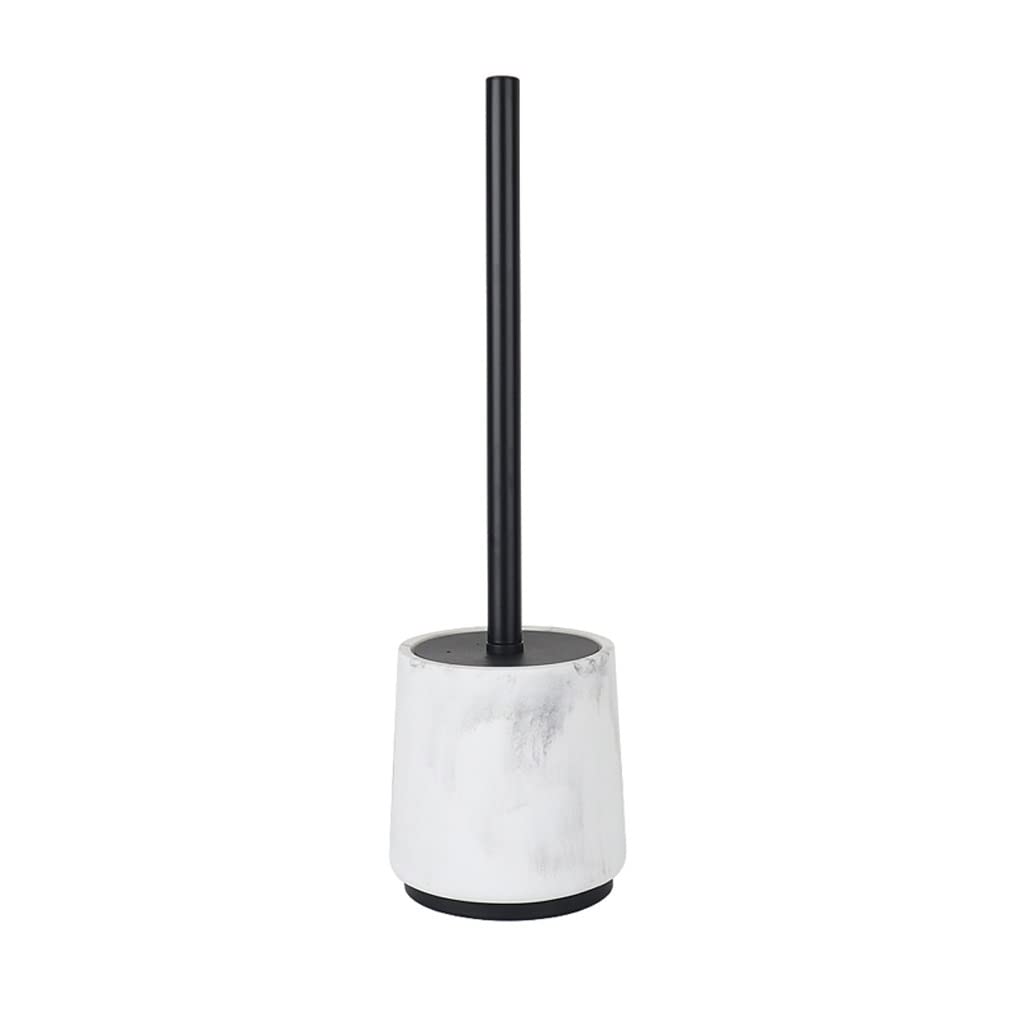 Escobilla Baño/Escobilla y Portaescobillas de Baño Escobillero for inodoro, cepillo for inodoro for el suelo del hogar, cepillo for baño de 360 ​​°, cepillo de limpieza sin ángulo muerto con cepillos
