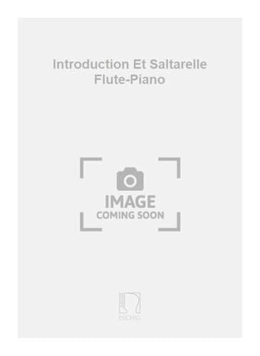 Introduction et Saltarelle flûte-piano partition flûte traversière classique