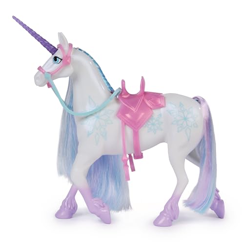 Unicorn Academy, Licorne Glacier avec tête Mobile, 2 Accessoires d'équitation, 27,9 cm, Convient aux poupées Mannequin Layla, aux poupées et aux Jouets...