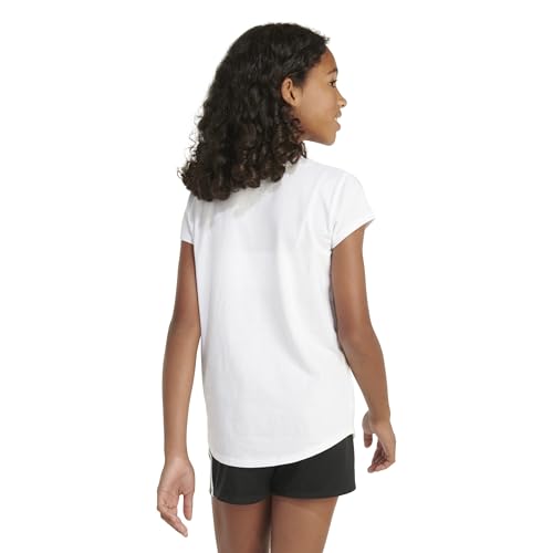 Image of adidas Girls' Short Sleeve Scoop Neck Tee T-Shirt