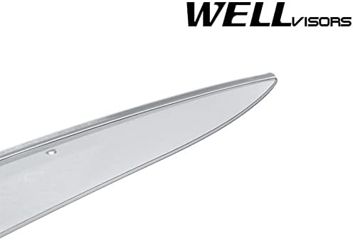 WellVisors Window Visors Wind Deflectors Compatible with Subaru 2017-2023 Impreza Sedan Premium Series Rain Guards 3-847SU015