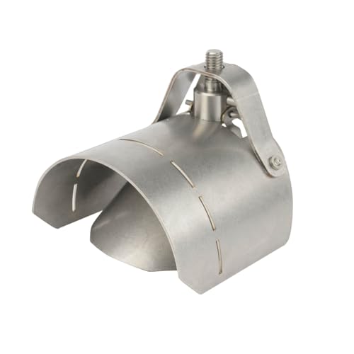 Ratwall Ratten-Blocker Edelstahl Rattenfalle mit Klappe für Abflusslöcher, 150 mm