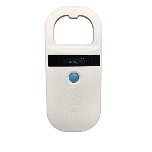 Pet Microchip Scanner ISO11784/85/FDX-B/EMID Animal Handheld Reader,134.2kHz Pet ID Scanner
