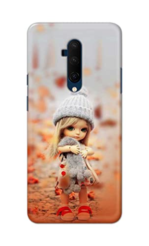 Image of PRINTFIDAA Doll Cute Girl Amazing Beauty Little Kid Child Playing Hard Back Cover for OnePlus 7T Pro /OnePlus 7 Pro Back Cover -(P6) KAT1001