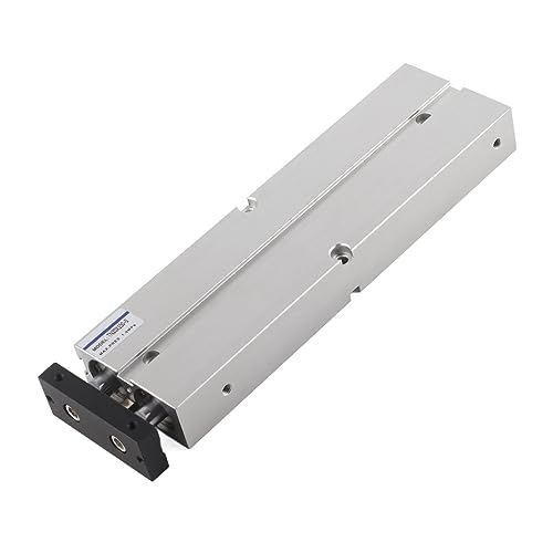 Cylindre à air à double tige Eujgoov 20 mm avec guidage précis et connecteur