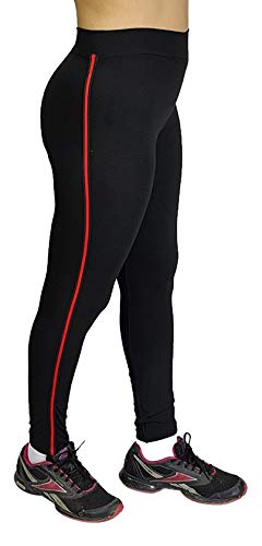 mukhaksh Women's/Girls Black with Red strip comfortable gym/work out/running//sports/fitness/jogging/casual/track pant/jogger (Free Size) (28 to 42 W)-picture-48