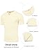 COOFANDY Mens Muscle T Shirts Summer V-Neck T Shirts Fashion Fitted Wrokout T Shirt Henley Shirt Green