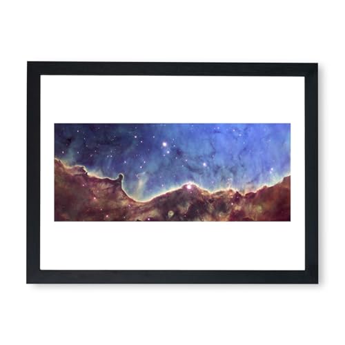 Petite affiche encadrée Hubble NGC 3324 idée cadeau originale passionné astronomie