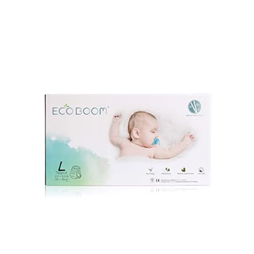 ECO BOOM Bamboo Viscose Pants Diaper Disposable Baby Diapers76Count-Pack Baby Nappies Training Pants Size 4 (20-30lb)
