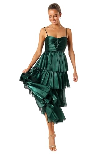 Petal & Pup Women's Jace Tiered Maxi Dress