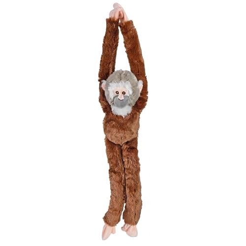 Idée cadeau bébé peluche singe écureuil suspendu de 56 cm