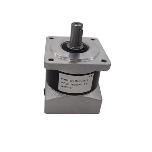 15 20 50 100: 1 NEMA34 Economic Type Planetary Reducer Input 14mm Output 16mm for NEMA 34 Stepper Motor(Ratio 15 to 1)