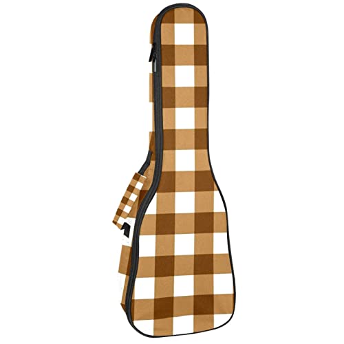 Sac ukulélé ténor étanche marron foncé pour protéger son instrument de la pluie et des chocs