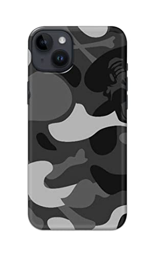 Image of Printed Hard Back Cover Case for Apple iPhone 14 Back Cover (Army Pattern) -702