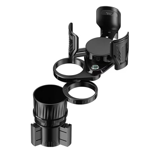 Porte-gobelet voiture 4 en 1 rotatif 360 avec support téléphone pour boisson et café