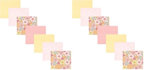 Image of Hudson Baby Unisex Baby Cotton Flannel Receiving Blankets Bundle, Peace Love Flowers, One Size (Pack of 2)
