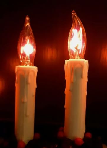 Premier RF7 2 X Spare Christmas Candle Flicker Bulb Lamp Clear New, Warm White, 2 Count (Pack of 1) - Image 4