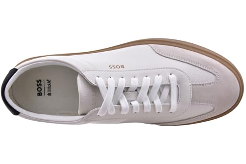 Image of BOSS Men's Kieran Smooth Leather Tennis Sneaker