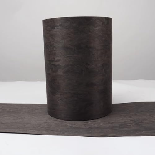 Chapa de madera negra con grano de bola 3D, 2,5 x 0,3 m y 0,5 mm, perfecto para pared, armario, muebles y más decoración de bricolaje