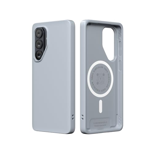 Coque MagSafe Galaxy S26 Plus RHINOSHIELD SolidX fine et antichoc gris argent