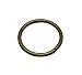 Generic 10 Piece Metal Bronze Annular Buckle Inside Loop Ring for Strap Keeper