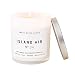 Island Air Natural Soy Wax Candle White Jar Silver Lid Scented Summer Tropical Fruit Sugar Orange Lemon Lime Modern Farmhouse Home Decor Bathroom Accessory Made in USA Lead and Gluten Free Cotton Wick