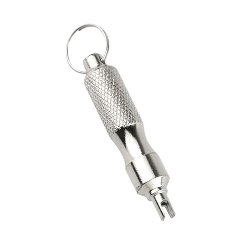 Herramienta de extracción de válvula: herramienta de extracción de vástago de válvula resistente, herramienta de eliminación de desinflado | Herramienta de extracción de válvula compacta y portátil