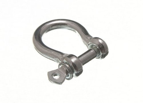 Attache câble 5mm en acier BZP avec axe fileté amovible