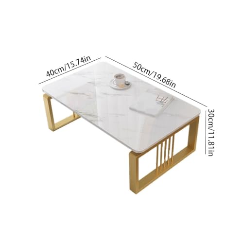 Mesa de mármol Chabudai pequeña mesa baja de tatami para salón 4